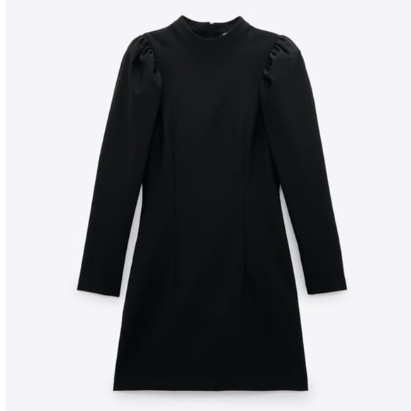 🌈🖤HP🖤🌈 𝗡𝗪𝗧 𝗭𝗮𝗿𝗮 • Balloon Sleeves Dress - Picture 8 of 15